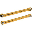 Load image into Gallery viewer, Camburg 22+ Toyota Tundra / 24+ Tacoma/ 23+ Sequoia KINETIK Series Rear Billet LTA Kit - Gold - Main Product View