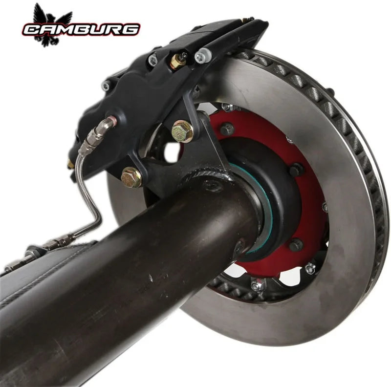 Camburg 3.50 Rear Axle Housing Brake Caliper Tabs (12in. Rotor x 3.5in. Spacing) (pair) - Side View