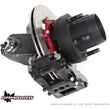 Load image into Gallery viewer, Camburg 4.00 Rear Axle Housing Brake Caliper Tabs (14in. Rotor x 3.5in. Spacing) (pair) - Installation View