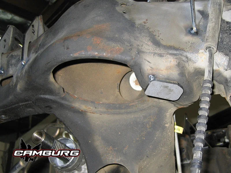 Camburg 98-12 Ford Ranger 2wd Frame Gusset Kit - Installation View