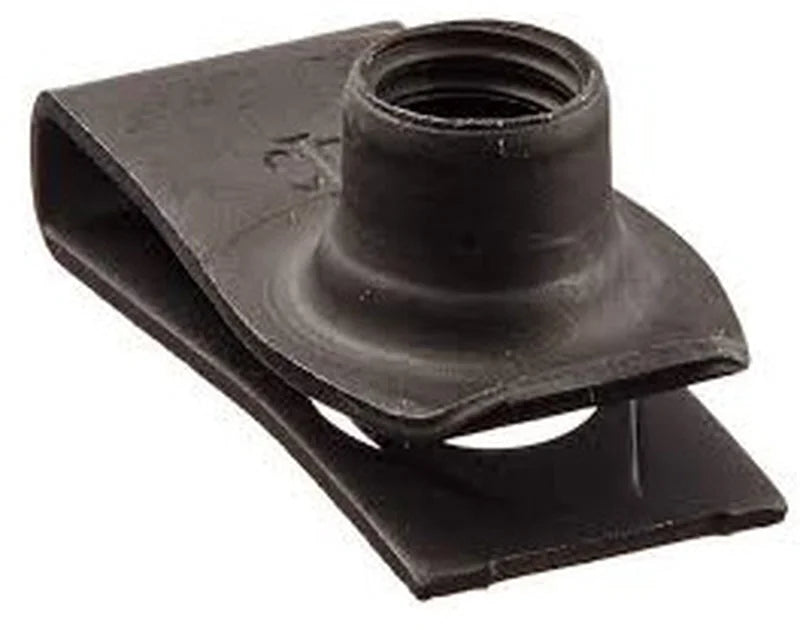 Camburg Black Fender Washer 10 Pack (aluminum washer bolt body clip 1/8in. tab) - Back View