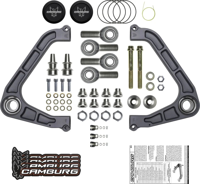 Camburg Chevy/GMC 1500 2WD/4WD 19-23 KINETIK V2 Performance Billet Uniball Upper Arms - Additional View 5
