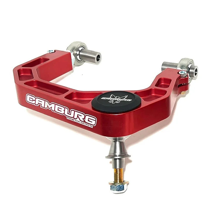 Camburg Chevy/GMC 1500 2WD/4WD 19-23 KINETIK V2 Performance Billet Uniball Upper Arms (Red) - Side View