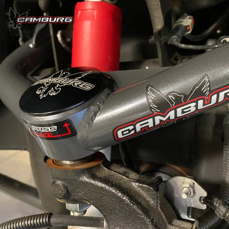 Camburg Chevy/GMC 2500/3500 HD 2WD/4WD 20-23 1.25in Performance Uniball Upper Arms (w/ covers) - Side View