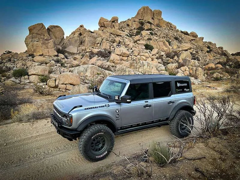 Camburg FOX 2.5 Elite DSC KINETIK Series Lift Kit (Excl. Raptor) fits 2021-2025 Ford Bronco - Installation View