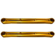 Load image into Gallery viewer, Camburg Ford Bronco 21-23 KINETIK Series Rear Billet Lower Trailing Arm Kit (Gold) - Back View