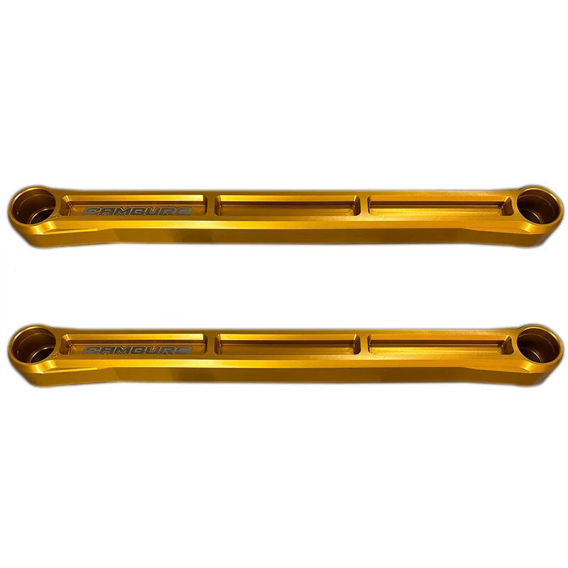 Camburg Ford Bronco 21-23 KINETIK Series Rear Billet Lower Trailing Arm Kit (Gold) - Back View