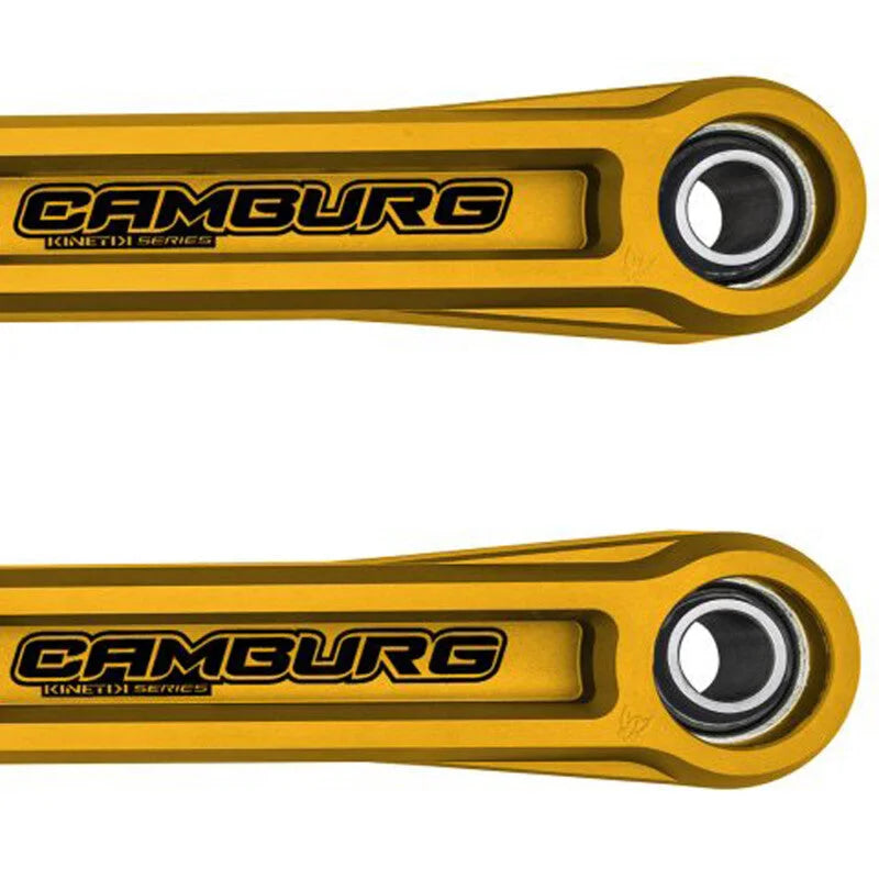 Camburg Ford Bronco 21-23 KINETIK Series Rear Billet Lower Trailing Arm Kit (Gold) - Installation View