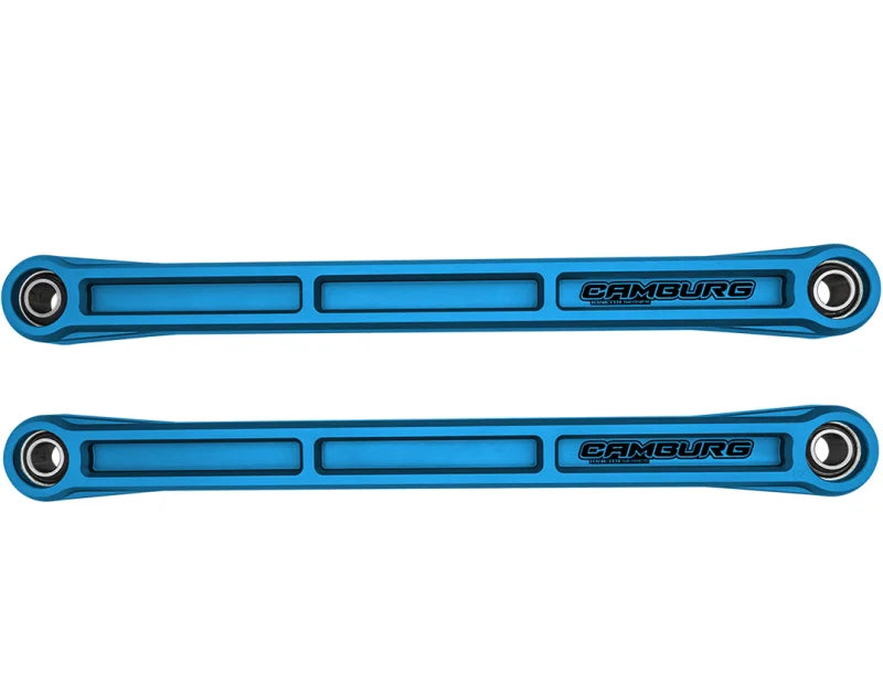Camburg Ford Bronco 21-23 KINETIK Series Rear Billet Lower Trailing Arm Kit (King Blue) - Side View