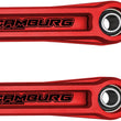 Load image into Gallery viewer, Camburg Ford Bronco 21-23 KINETIK Series Rear Billet Lower Trailing Arm Kit (Red) - Additional View 5
