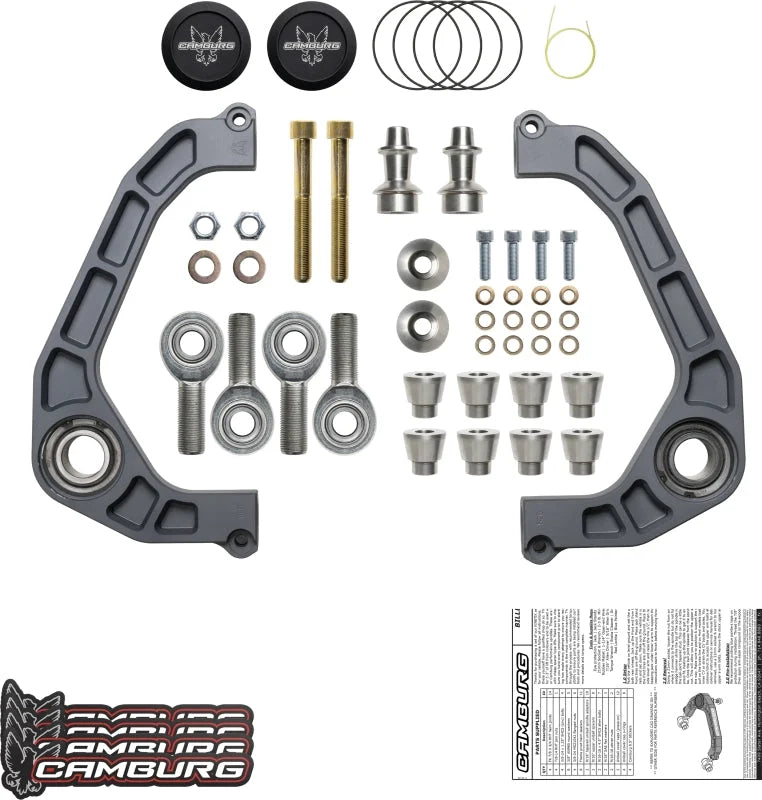 Camburg Ford F-150 2WD/4WD 04-20 KINETIK V2 Performance Billet Uniball Upper Arms - Additional View 8