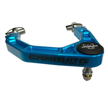 Load image into Gallery viewer, Camburg Ford Raptor 17-23 KINETIK V2 Performance Billet Uniball Upper Arms (King Blue) - Side View