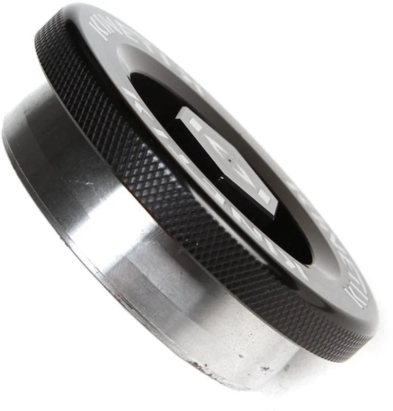 Camburg KINETIK Large Filler Cap Kit (alum/steel) - Back View