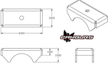 Load image into Gallery viewer, Camburg Leaf Spring Axle Perches (3.0in. OD tube) (pair) - Detail View