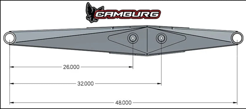 Camburg Race Series 48in. Lower Links (pair) - Back View