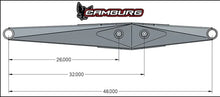 Load image into Gallery viewer, Camburg Race Series 48in. Lower Links (pair) - Back View