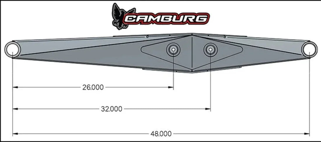 Camburg Race Series 48in. Lower Links (pair) - Back View