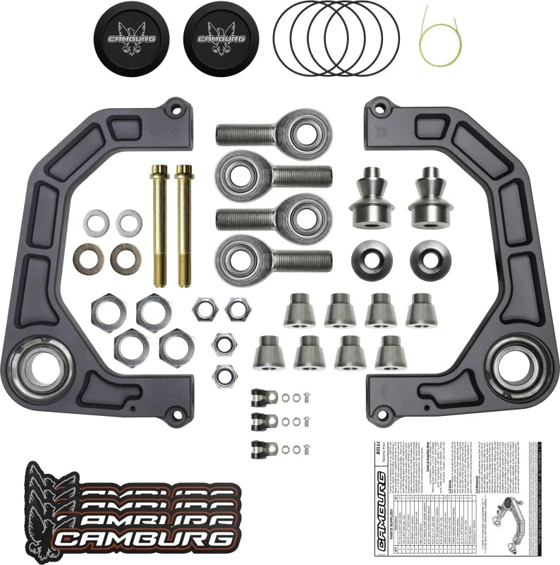 Camburg Toyota Tacoma 05-23 / 4-Runner 03-23 / FJ 07-14 KINETIK V2 Billet Uniball Upper Arms - Installation View