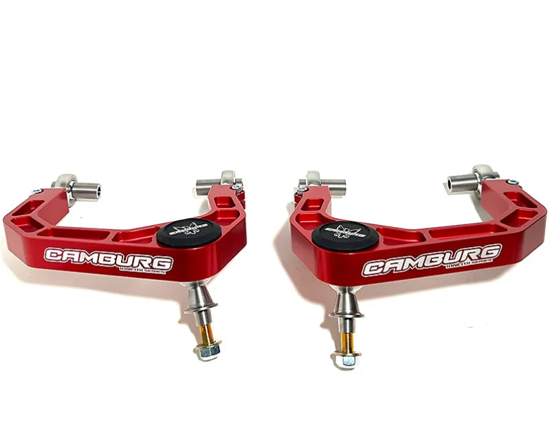 Camburg Toyota Tacoma 05-23 / 4-Runner 03-23 / FJ 07-14 KINETIK V2 Billet Uniball Upper Arms (Red) - Detail View