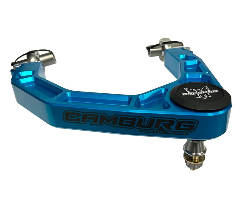 Camburg Toyota Tundra 2WD/4WD 07-21 KINETIK V2 Performance Billet Uniball Upper Arms (King Blue) - Side View