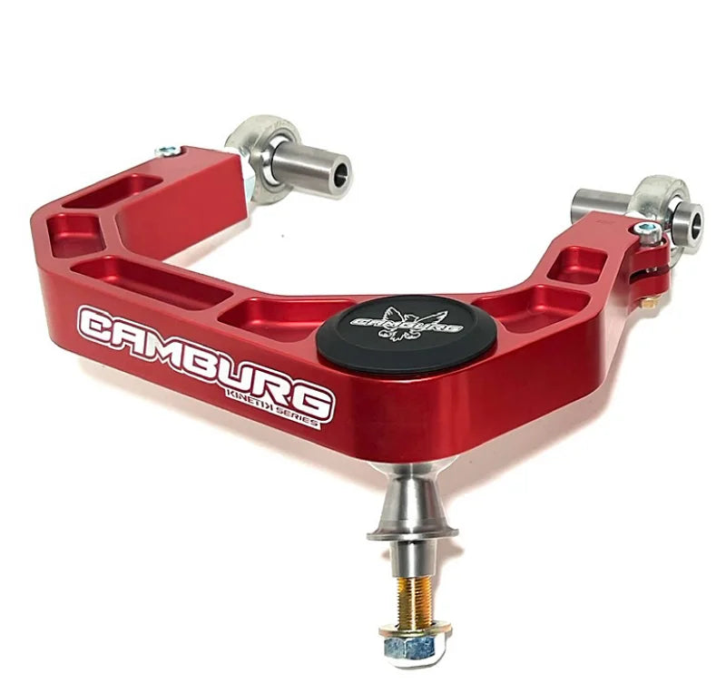 Camburg Toyota Tundra 2WD/4WD 07-21 KINETIK V2 Performance Billet Uniball Upper Arms (Red) - Detail View