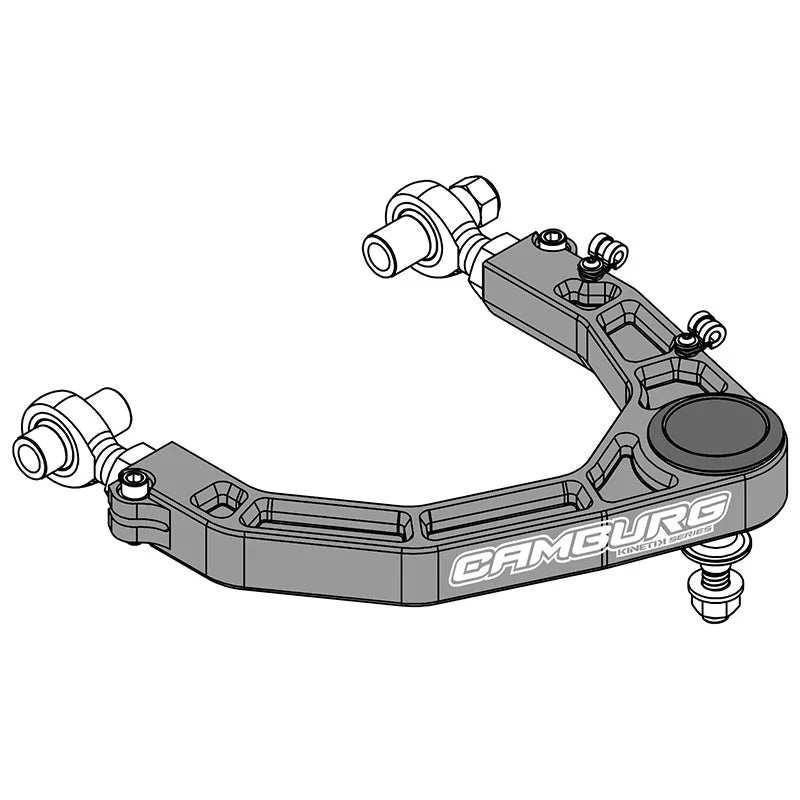 Camburg Toyota Tundra 2WD/4WD 22-23 KINETIK V2 Performance Billet Uniball Upper Arms (Gold) - Side View