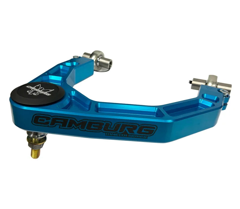 Camburg Toyota Tundra 2WD/4WD 22-23 KINETIK V2 Performance Billet Uniball Upper Arms (King Blue) - Side View