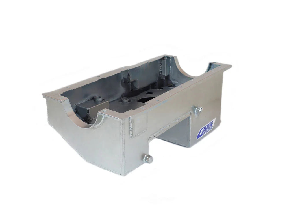 Canton 13-672SV Oil Pan Drag Race Power Series Pan fits Ford 351W SVO Fox Body - Back View