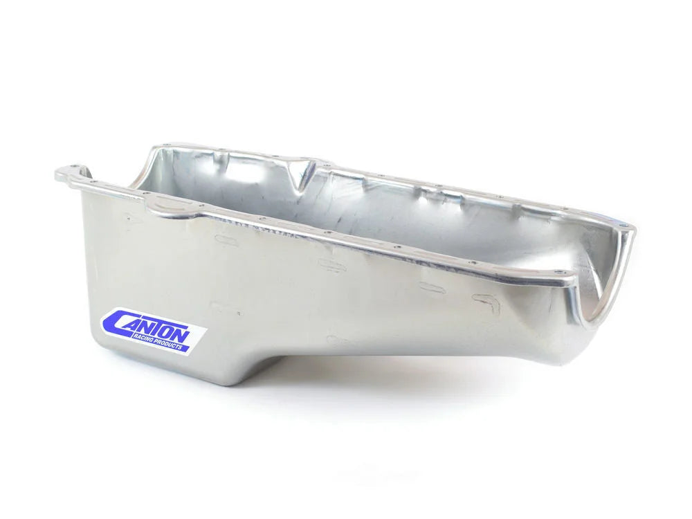 Canton 15-010 Oil Pan Stock Appearing Crate Engine Pan fits Chevy Small Block - Main Product View