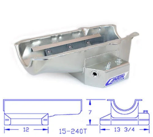 Canton 15-240T Oil Pan Road Race Pan fits 1986-Up Chevy Small Block Corvette - Additional View 5