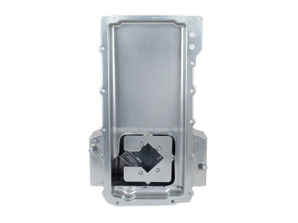Canton 15-276 Oil Pan 5-5/8" Deep Front Sump Road Race and Drift Pan fits GM LS1 LS6 - Additional View 5