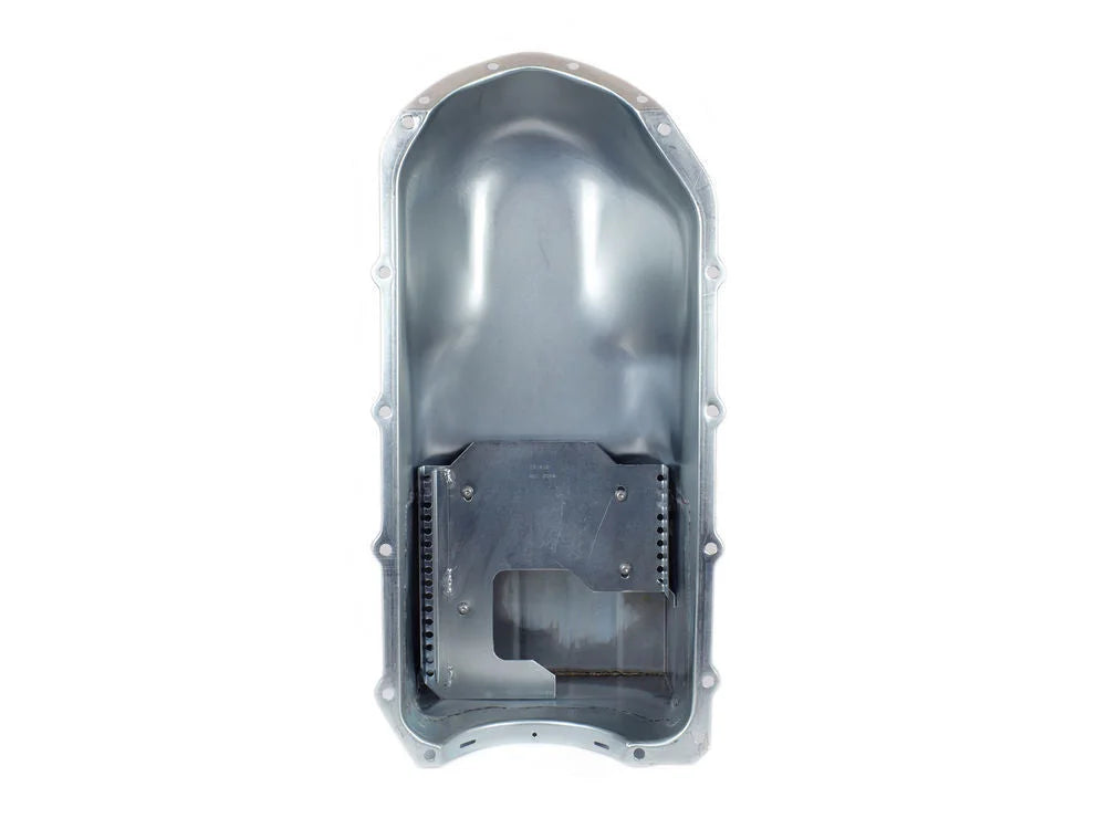 Canton 15-452 Oil Pan Early GTO Road Race Pan fits Pontiac 301-455 - Installation View