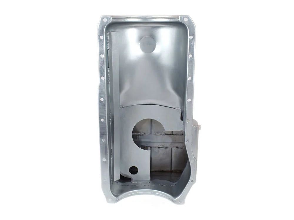 Canton 15-710 Oil Pan High Capacity Front Sump Street Road Race Pan fits Ford 351C - Installation View