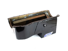 Load image into Gallery viewer, Canton 16-724 Oil Pan Rear Sump Oil Pan Black Powder Coat 16-724 fits Ford 351C 4X4 Truck - Side View