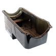 Load image into Gallery viewer, Canton 16-724 Oil Pan Rear Sump Oil Pan Black Powder Coat 16-724 fits Ford 351C 4X4 Truck - Back View