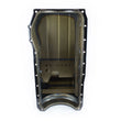 Load image into Gallery viewer, Canton 16-724 Oil Pan Rear Sump Oil Pan Black Powder Coat 16-724 fits Ford 351C 4X4 Truck - Installation View