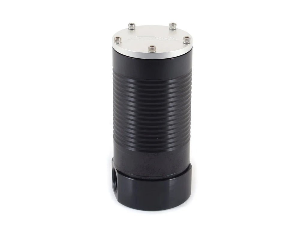 Canton 25-620 Remote Billet Aluminum Oil Filter 6-1/4" Tall With 1/2" NPT Ports 25-620 - Back View