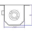 Load image into Gallery viewer, Canton Canton 80-200C Aluminum Expansion Fill Tank, Universal 1.75 Qt. Chamfered Style 80-200C - Installation View