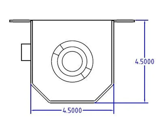 Canton Canton 80-200C Aluminum Expansion Fill Tank, Universal 1.75 Qt. Chamfered Style 80-200C - Installation View