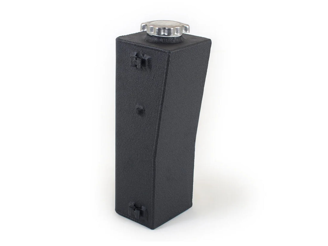 Canton 80-291BLK Aluminum Coolant Tank 1997-2006 Jeep Wrangler TJ Black Powdercoat 80-291BLK - Side View