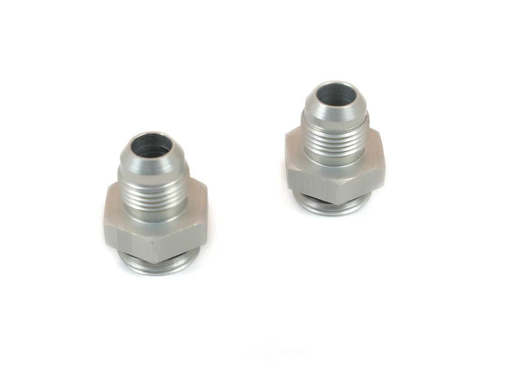 Canton Adapter Fitting Aluminum O-Ring -12 AN Port -10 Male AN 2 Pack 23-465A - Side View