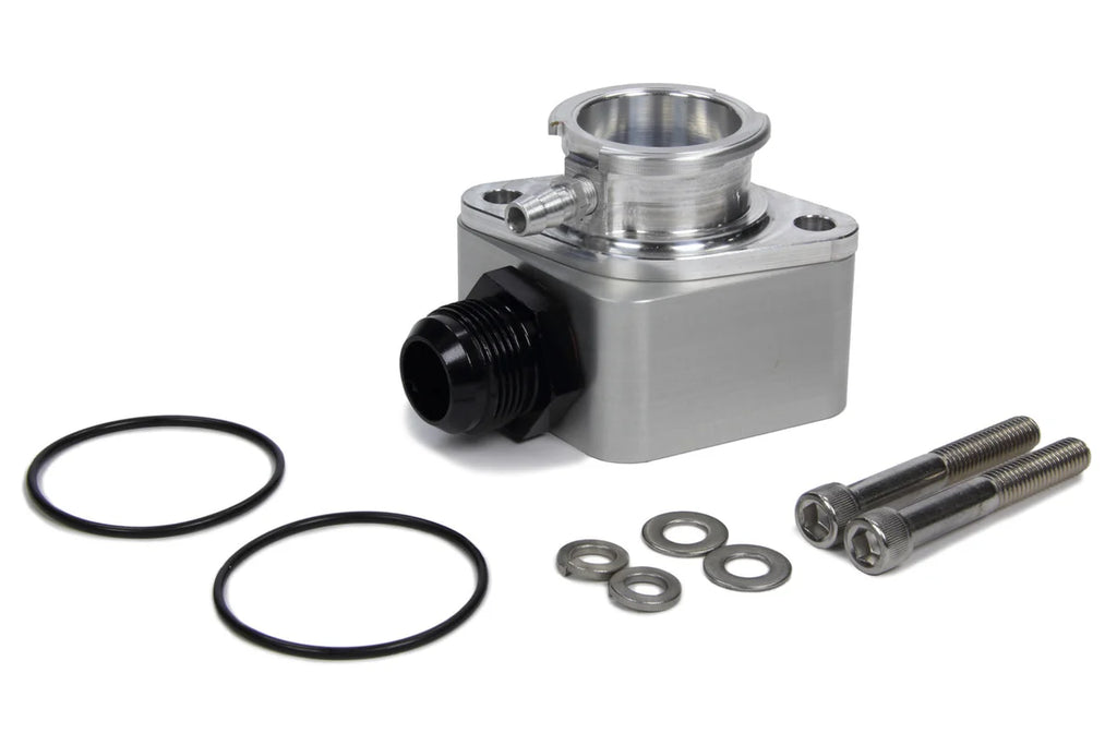 Canton Billet Filler Water Neck w/16AN Hose Fitting 80-006