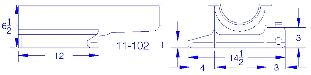 Canton Canton 11-102 Oil Pan Small Block Chevy Shallow Circle Track 12" Long Sump 11-102 - Additional View 5