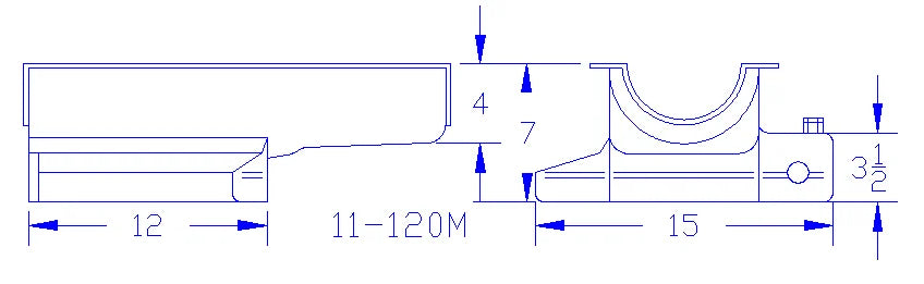 Canton Canton 11-120M Oil Pan Small Block Chevy 12" Circle Track Long Sump 7" Deep 11-120M - Additional View 5