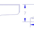 Load image into Gallery viewer, Canton Canton 11-120T Oil Pan Small Block Chevy 12 Inch CT Long Sump 7" Deep 11-120T - Side View