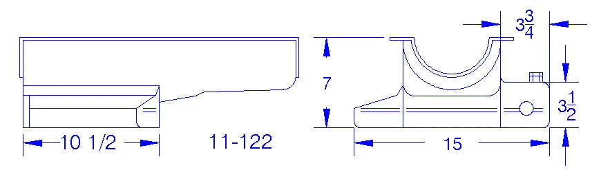 Canton Canton 11-122M Oil Pan Small Block Chevy 10" Circle Track Long Sump G Body 11-122M - Additional View 5
