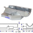 Load image into Gallery viewer, Canton Canton 11-180 Oil Pan Small Block Chevy Circle Track Open Chassis 85 &amp; Earlier 11-180 - Back View