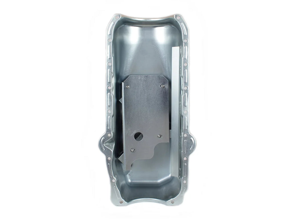 Canton Canton 11-200 Oil Pan Small Block Chevy Stock Appearing Circle Track Pan 11-200 - Side View