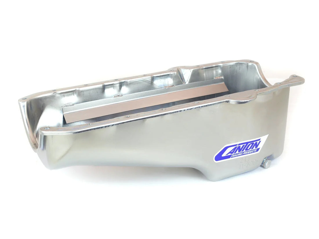 Canton Canton 11-200M Oil Pan Small Block Chevy Stock Appearing Circle Track 11-200M - Back View