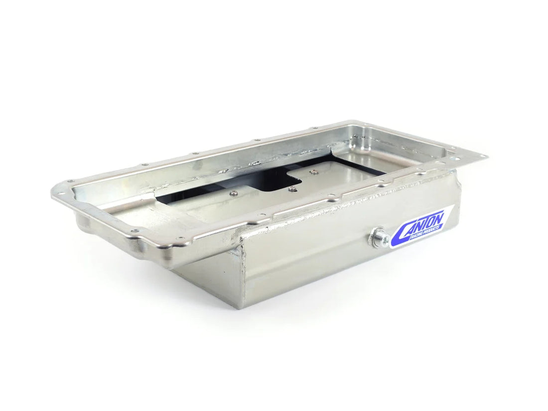 Canton Canton 11-280 GM LS1 Open Chassis Steel Circle Track Rear Sump Pan 11-280 - Side View